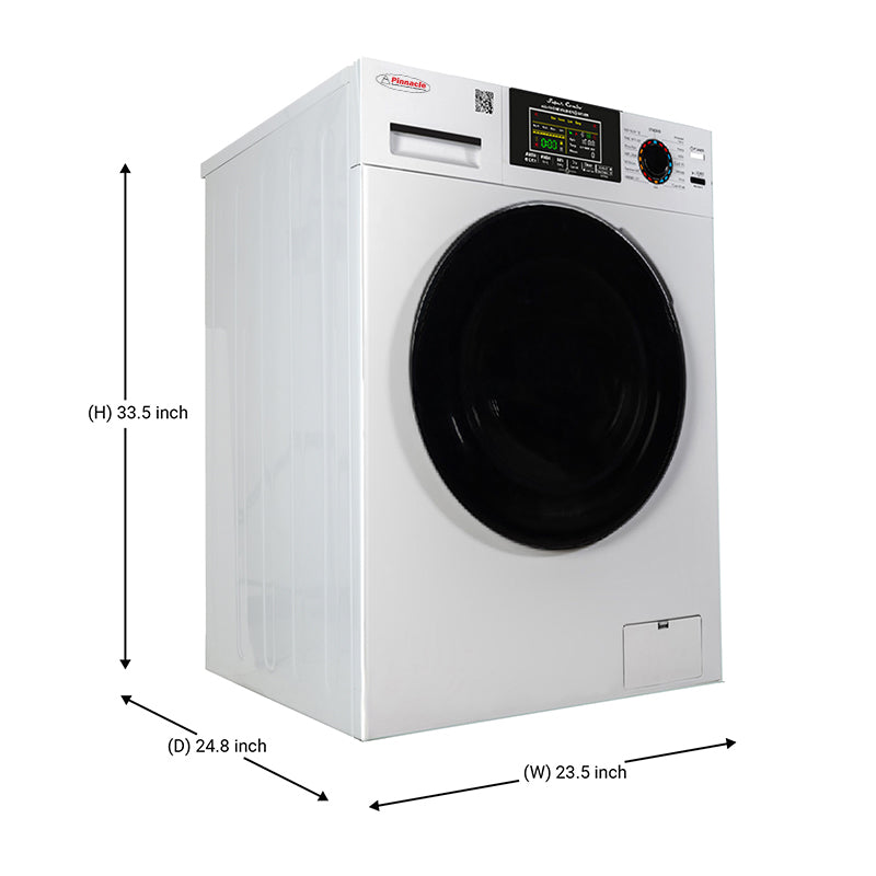 Pinnacle Super Combo Washer-Dryer XL - 18lb Capacity - White 21-5500XLW