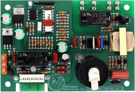 Dinosaur Electronics Universal Ignitor Board - For 24 VAC Park Model Furnances with Fan Control 24VACFANBOARD