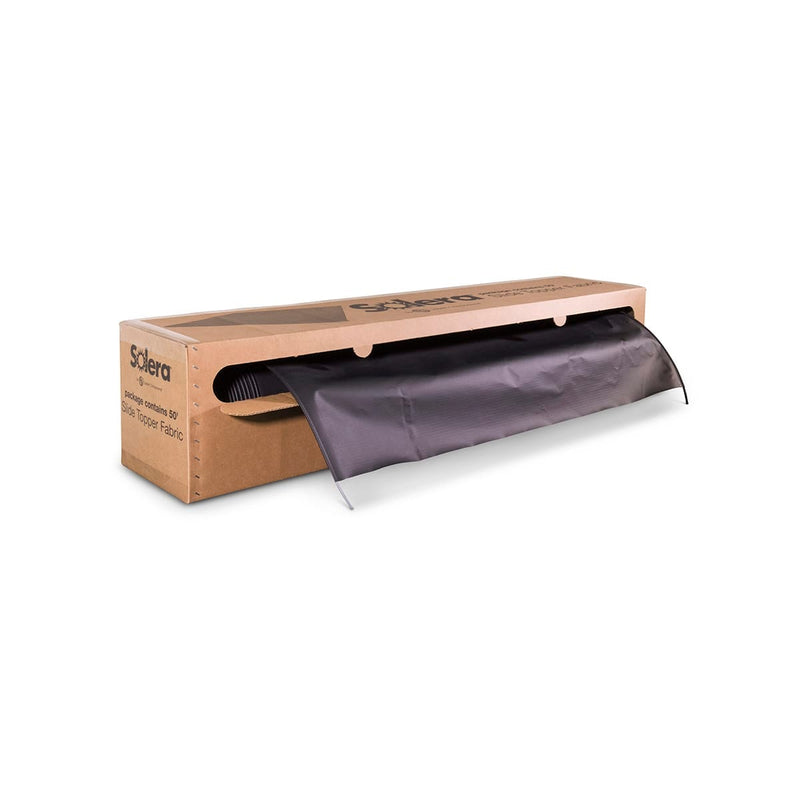 Lippert Solera Universal Slide Topper Replacement Cut-To-Fit Fabric – Black 432253