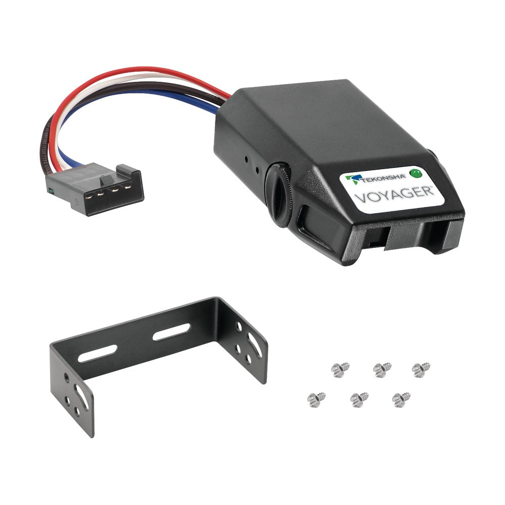 Tekonsha Voyager® Proportional Brake Controller - for Trailers with 1-4 Axles - Black 9030