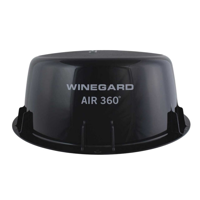 Winegard Air 360 LP TV Antenna - Omnidirectional Amplified HDTV and FM Radio Antenna - Black A3-LPB1