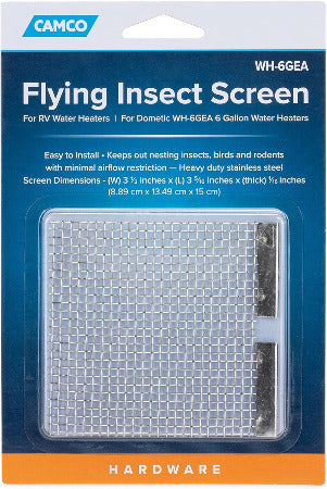 Camco RV Flying Insect Screen for Dometic WH Series Water Heaters   10-9646