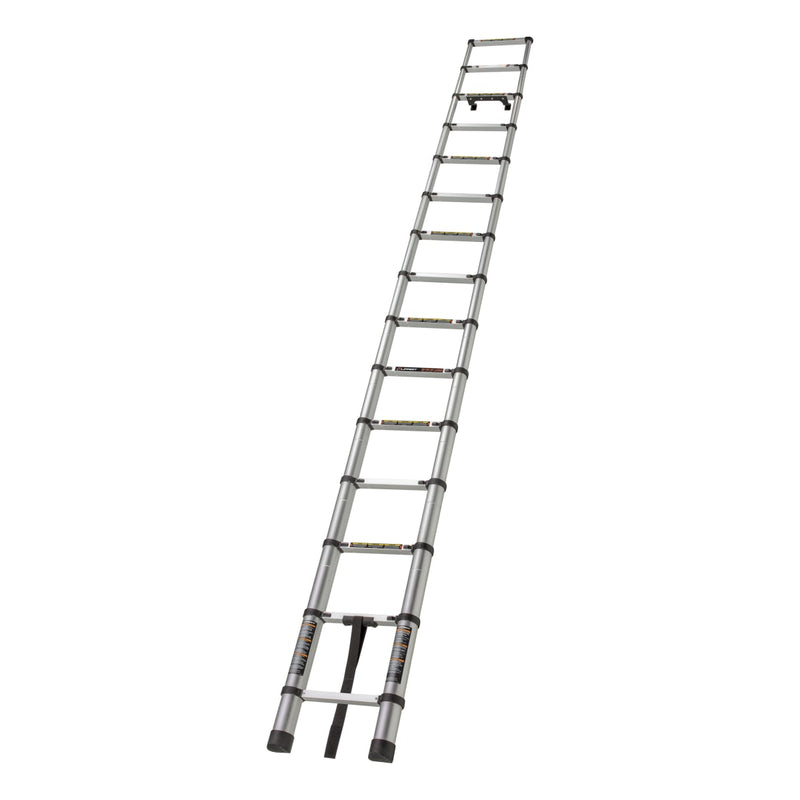 Lippert On-The-Go Telescopic Ladder - 12-1/2' Extended - 14-1/3' Reach - 330 lbs  2021097938