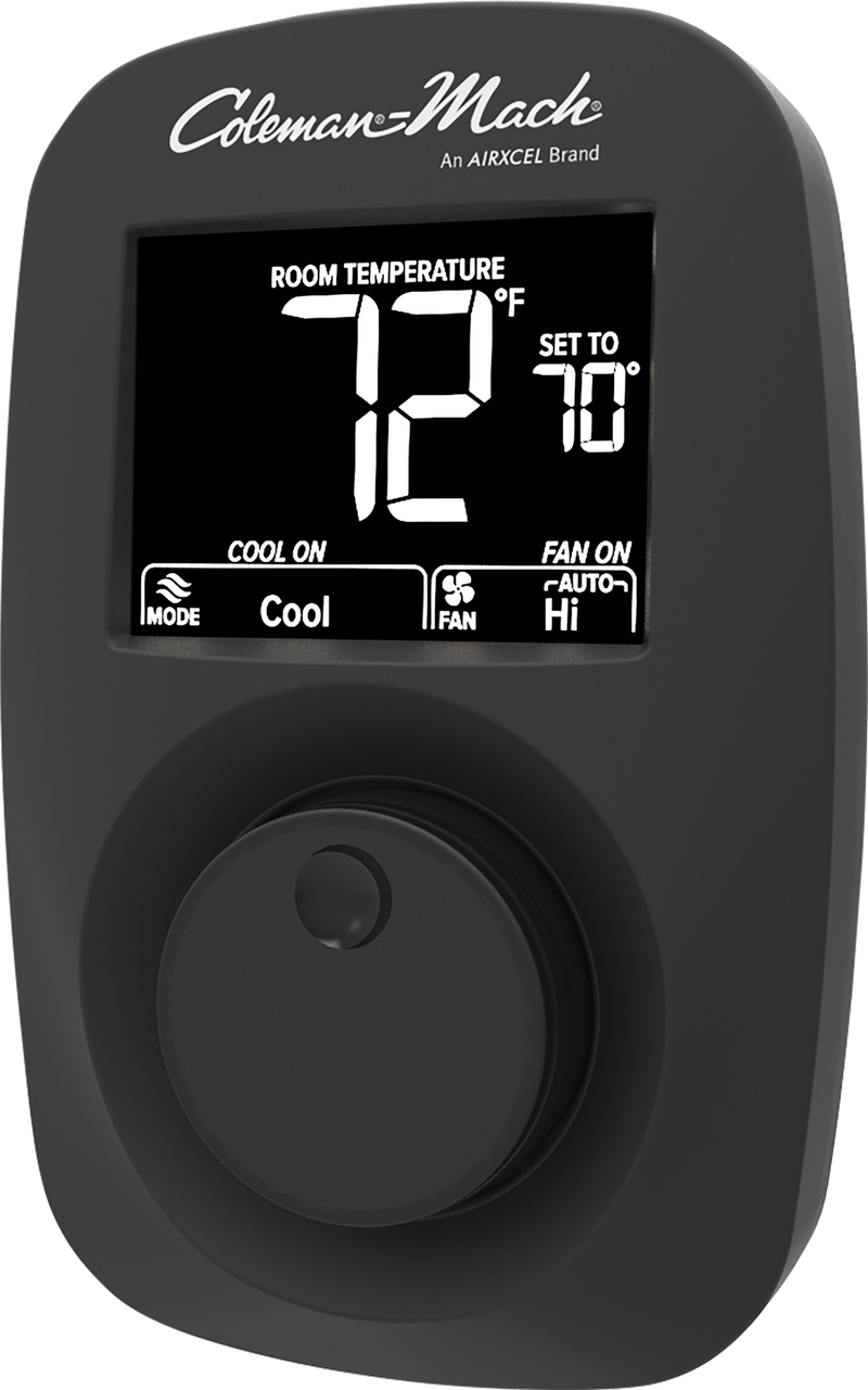 Coleman Wall Thermostat | Heat/Cool | Digital Black 9420-381