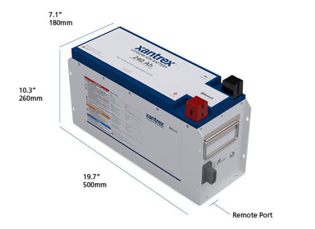 Xantrex 12V 240Ah Lithium-Ion Battery - 883-0240-12