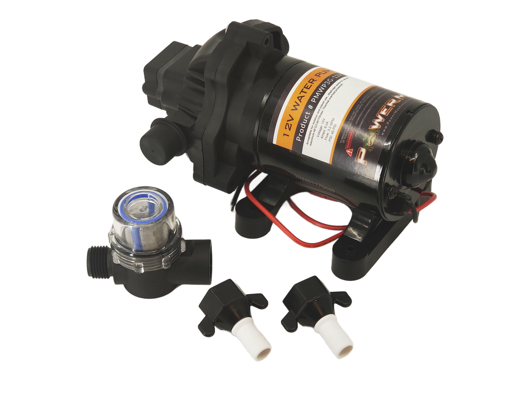 PowerMax 12V RV Fresh Water Pump -  PMWP3G-12V