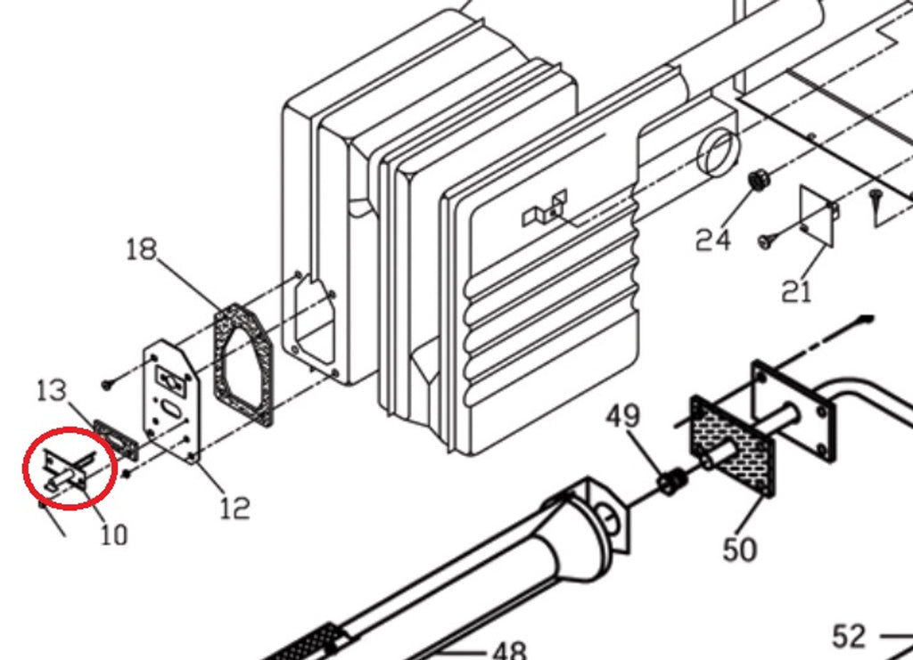 Suburban Igniter Electrode For NT Series 525019