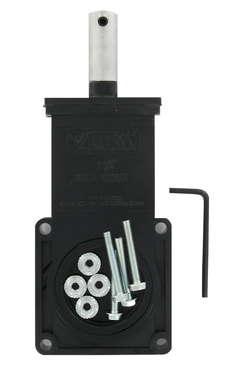 Valterra RV Sewer Waste Valve Body -  1-1/2" - With Coupler, Seals, Hardware T1001PBC