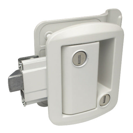 Creative Products Group Global Link Classic Pro RV Entrance Lock - White - Single TTL-43610-9009-AL