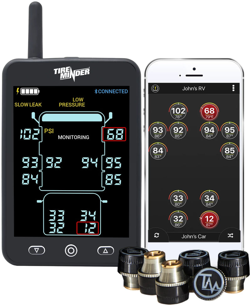 TireMinder A1AS RV TPMS with 6 Transmitters - TM22130
