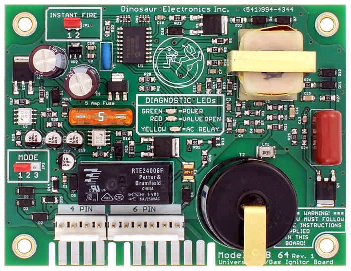 Dinosaur Electronics Universal Ignitor Board - For Atwood’s® AC/Gas Water Heaters UIB64