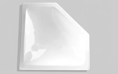 RV Skylight 30" x 13" - White Inner Dome only - Neo Angle - NN3013