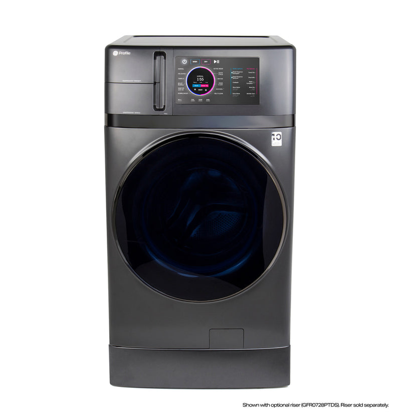 GE Appliances UltraFast Washer/Dryer Combo - with Ventless Heat Pump Technology - 4.8 cu. ft. PFQ97HSPVDS