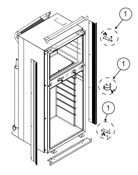 Norcold N7/ N8/ N10 Polar Series Refrigerators Replacement Door Hinge  641305