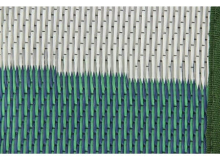Green & Blue - Summer Waves Design Patio Mat 8' X 20' 01-0649