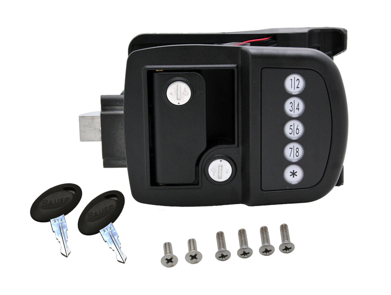 Bauer Bluetooth Electric Travel Trailer Lock - Right Hand Hinges - 013-5091