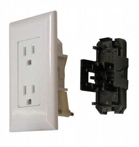 15 Amp Decor Receptacle With Cover - White  DG15TVP