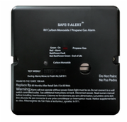 Dual LP/CO Alarm - Flush Mount - Black - 45-742-BL