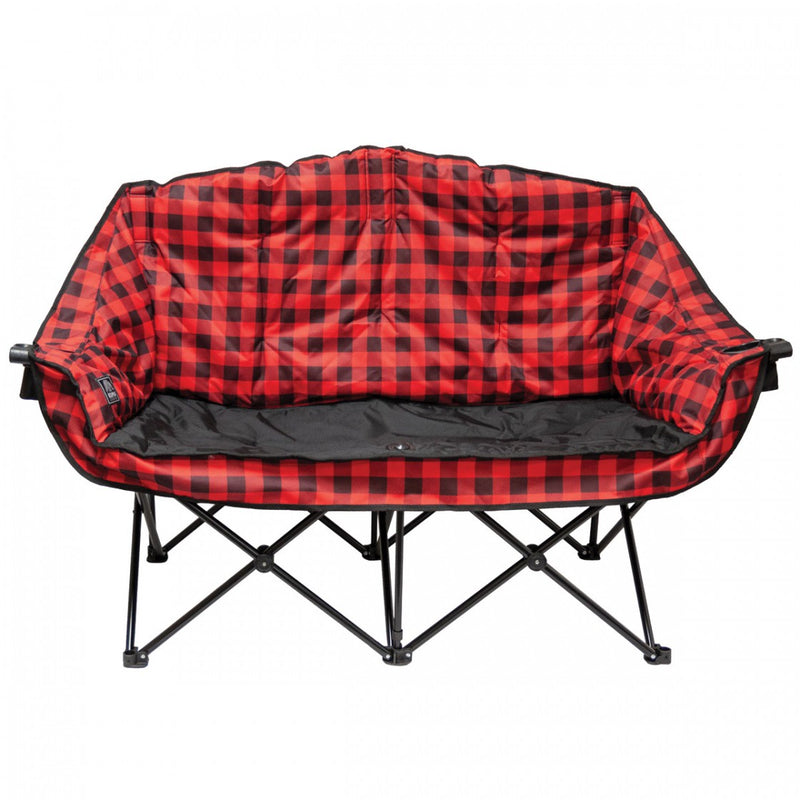 Bear Buddy Double Chair - Red Plaid - 490-KM-BBDC-RB