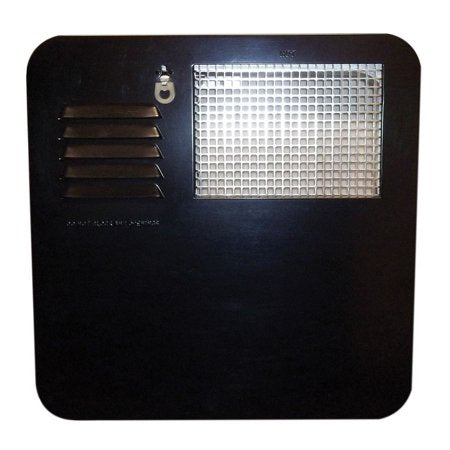 Suburban RV Water Heater Door - 6 gallon - Black  6261AEB