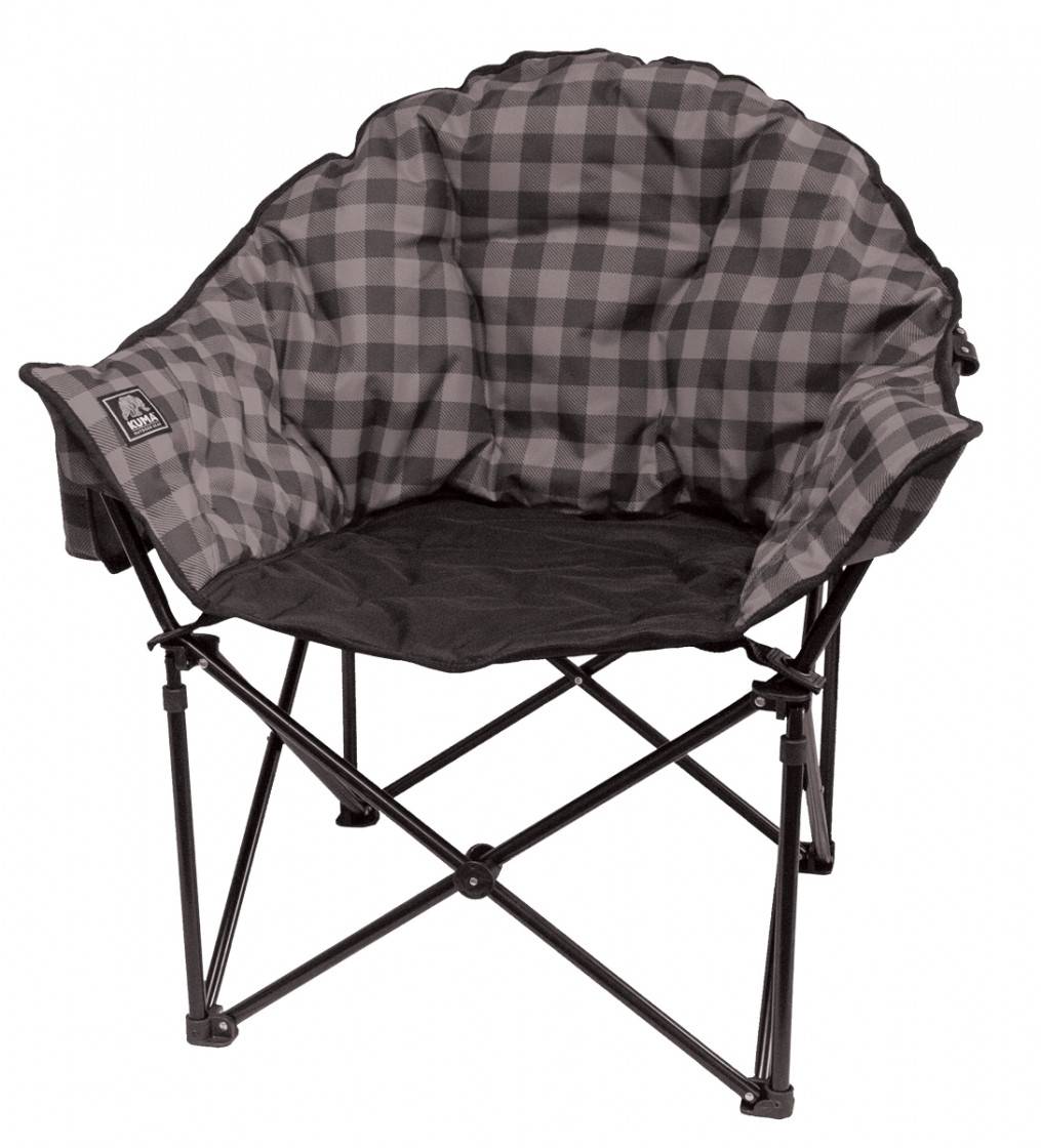 Lazy Bear Chair - Grey Plaid - 433-KM-LBCH-GPB
