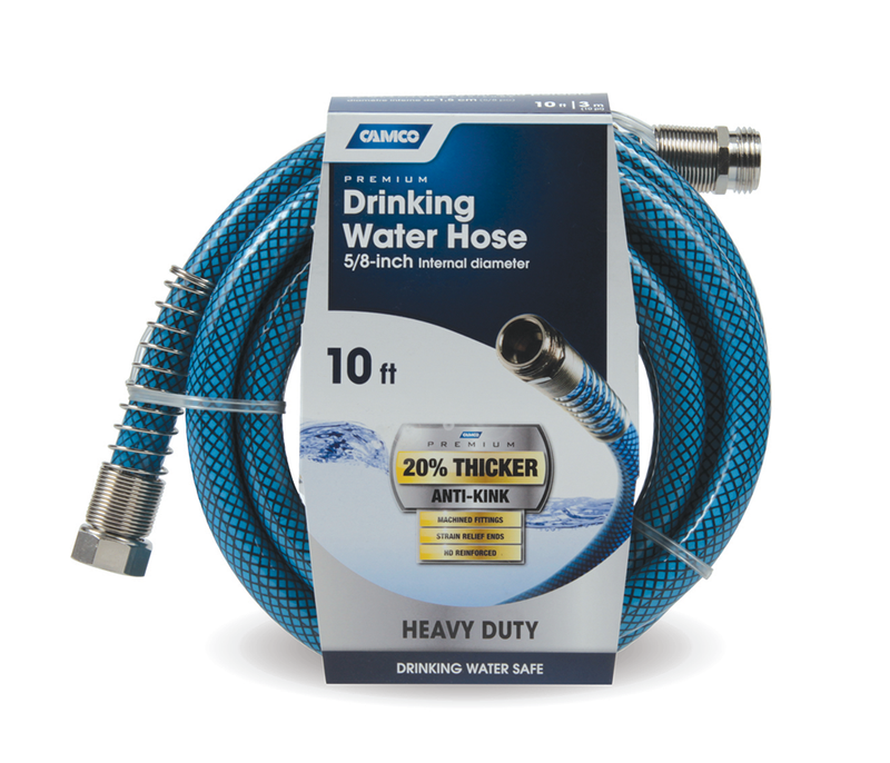 RV Fresh Water Hose with 2 Springs - 10'  22823