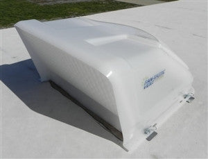 Roof Vent Cover; Fan-Tastic Vent; Ultra Breeze; White Translucent