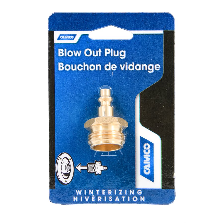 Blow Out Plug - Quick Connect Brass - 36143