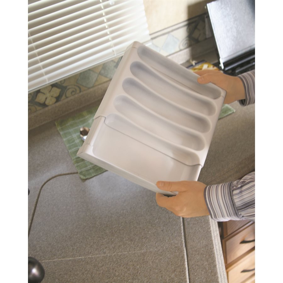 Adjustable Cutlery Tray - White - 43503