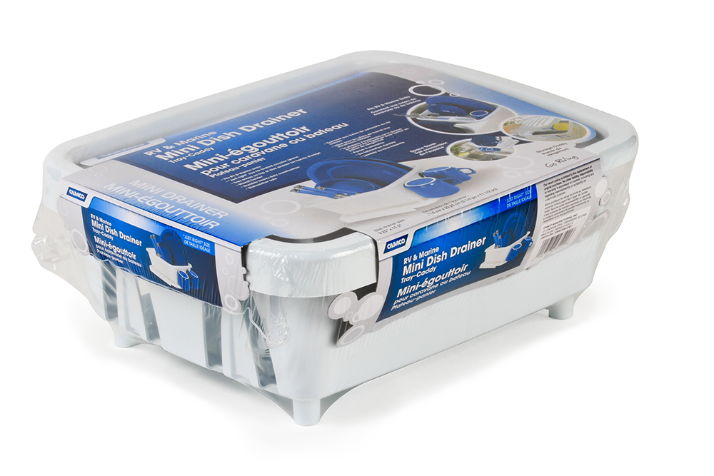 RV Sink Kit Mini Dish Drainer - White  43511