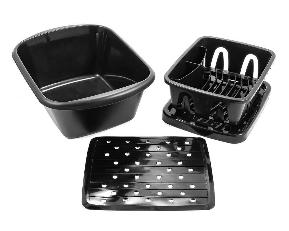 Sink Kit with Dish Drainer - Black  43518