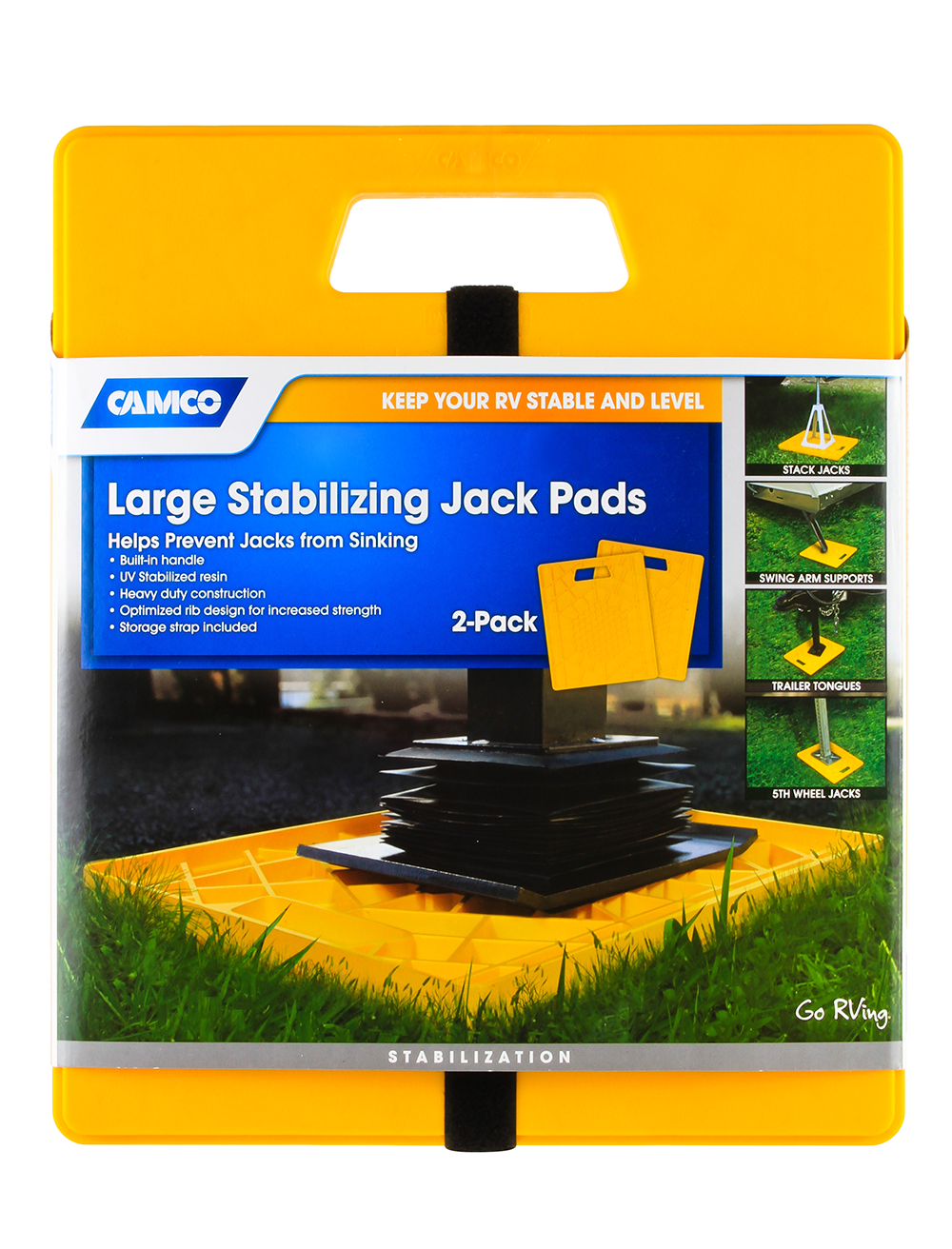 Large Stabilizing Jack Pad - 2PK  44541
