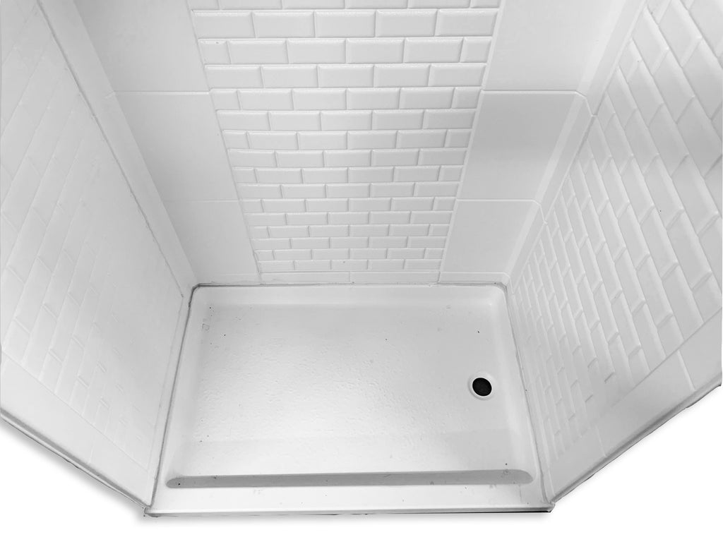 Shower Wall System - 5 Piece - White - 24" x 40" x 67" - SWA2440W