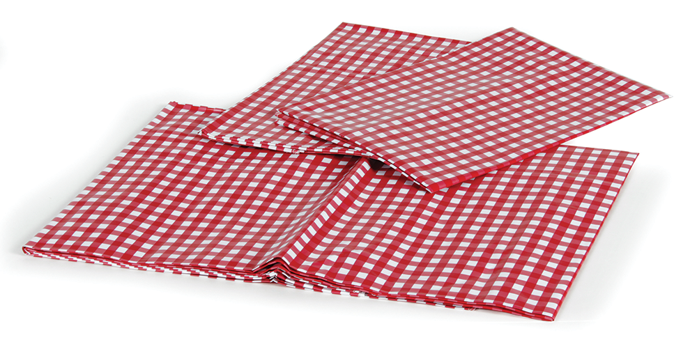 Picnic Tablecloth - Red/White - 52" X 84"  51019