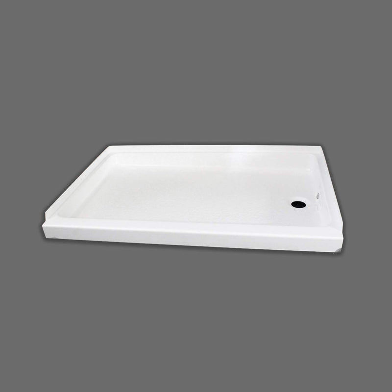 Shower Pan - White - 24" x 40" - Right Hand Drain - SP2440WR