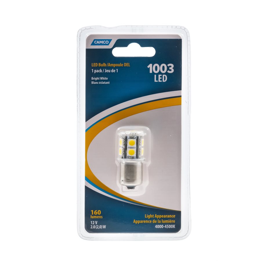 LED - 1003 - (BA15S) 13-LED 160lm - Bright White  54601