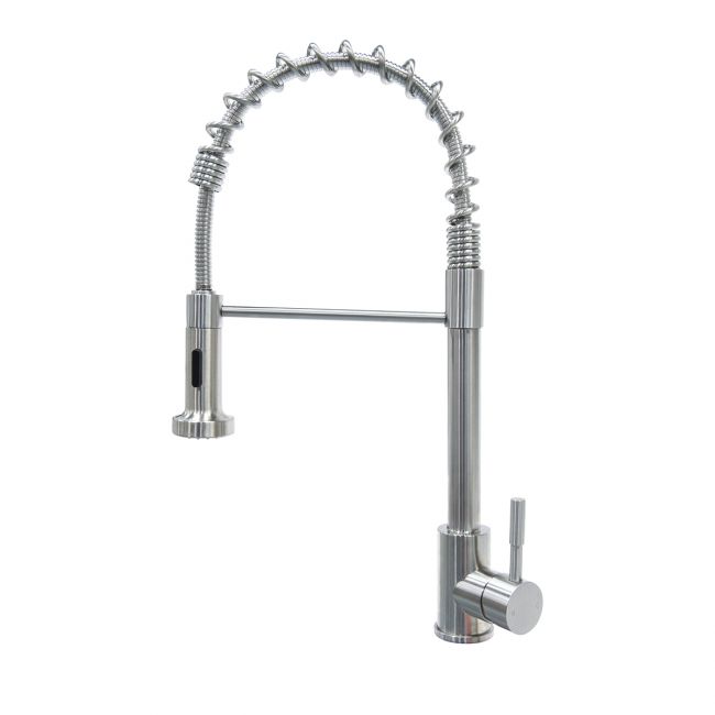 Coiled Spring Sprayer Faucet - Stainless Steel 719323
