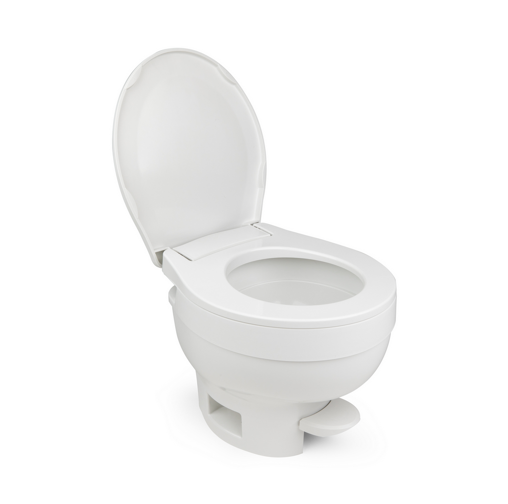 Thetford AM VI Low RV Toilet with Foot Flush - White 31833