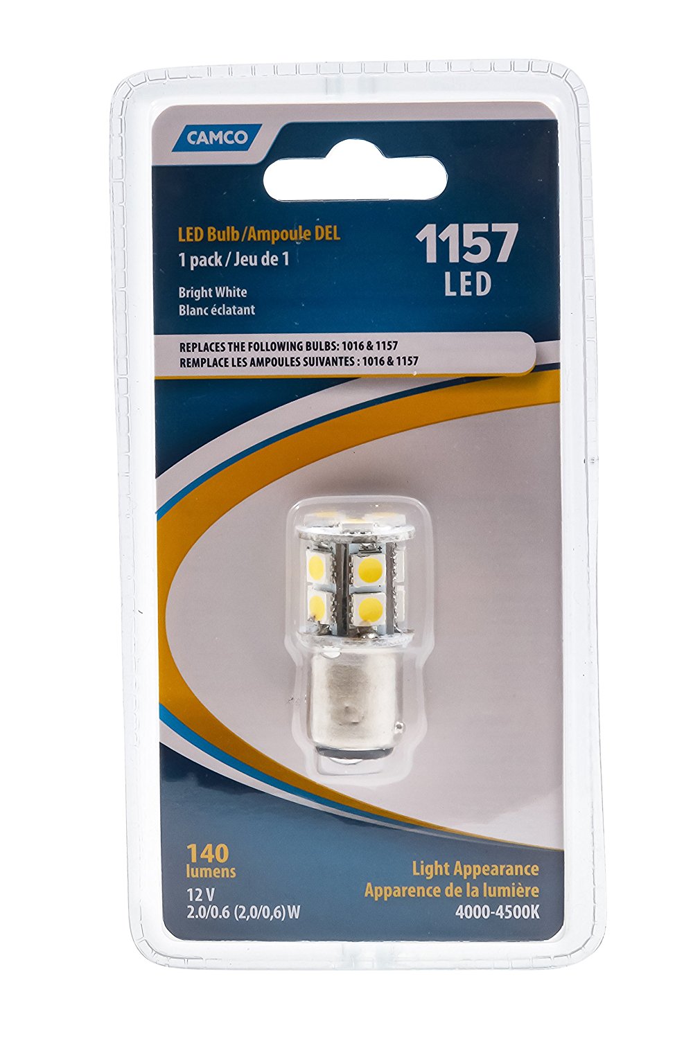 LED - 1157 / 1016 (BAY15D-Index) 13-LED 140lm - Bright White  54650