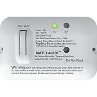 Dual LP/CO Alarm Slim Line - White -  85-741-WT