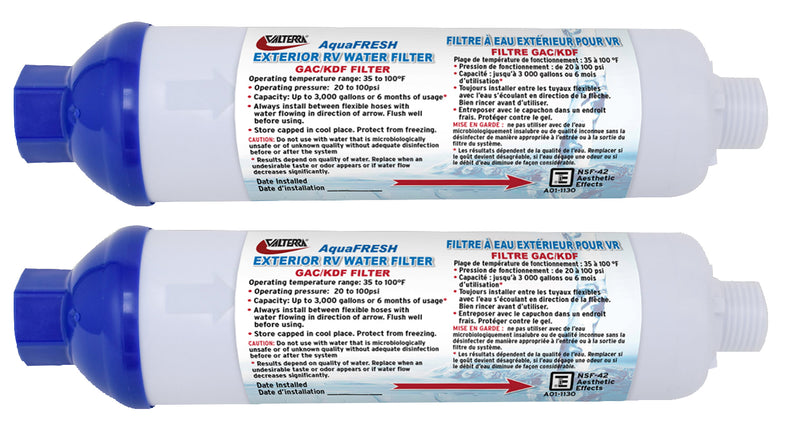 AquaFresh Exterior Water Filter Kit - 2 Pack A01-1132VP