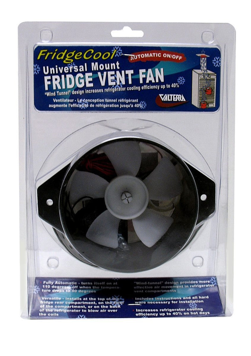 Universal Mount RV Refrigerator Vent Fan - 12 Volt  A10-2618VP