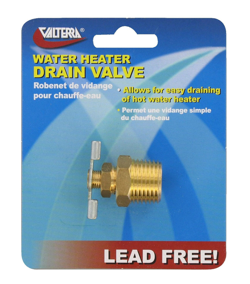 Valterra Water Heater Drain Valve 1/2"  A10-4003VP