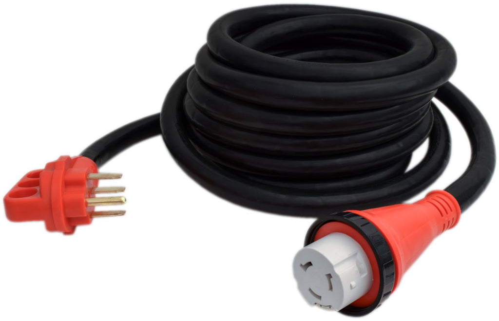 Mighty Cord - 50 Amp - 25' - Detachable Power Cord w/ Handle  A10-5025ED