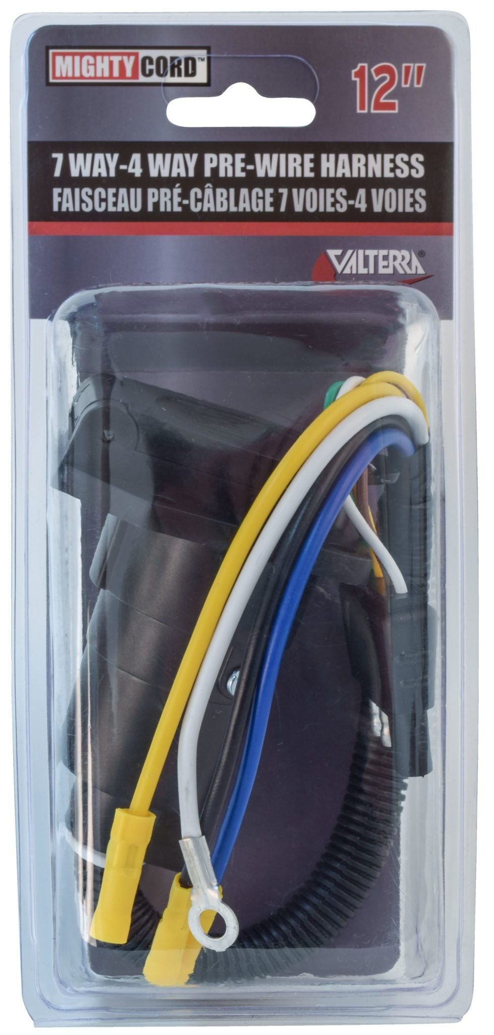 Mighty Cord 7-Way to 4-Way Pre-Wire Harness - 12" - A10-7084