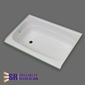 Bath Tub - White - Left Hand Drain - 24" x 32" - BT2432WL