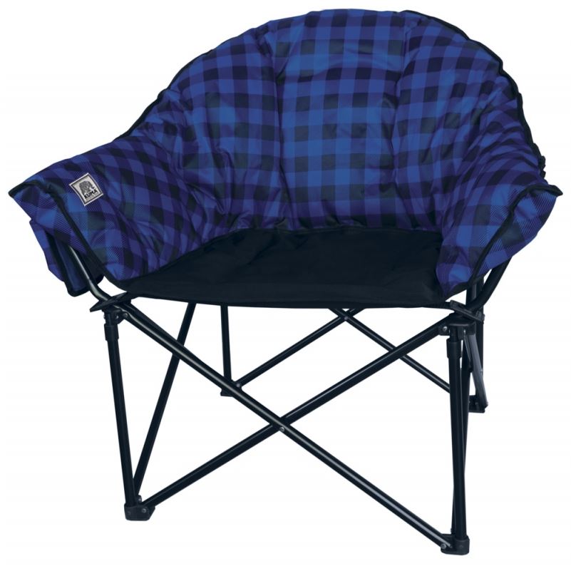 Lazy Bear Chair - Blue Plaid - 433-KM-LBCH-BLBP