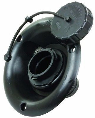 Gravity Fill for RV Fresh Water Inlet - Black  A01-2003BKVP