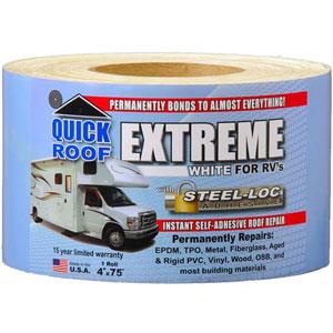 Quick Roof Extreme Repair Tape - White - 4" x 75' Roll - UBE475