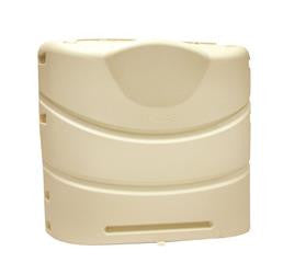 20 Pound LP Gas Dual Tank Cover - Colonial White  40525